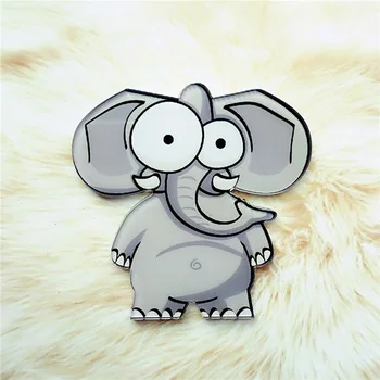 Prodaja 1pcs Srčkan Cartoon živali akrilnega materiala, hladilnik magneti tabla nalepke Otroci darilo Doma Dekoracijo