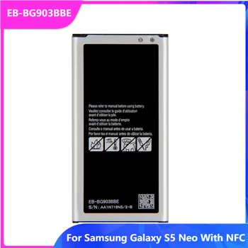 Original Telefon Baterija EB-BG903BBE Za Samsung Galaxy S5 Neo Z NFC Zamenjava Baterije za Baterije 2800mAh