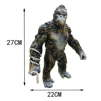 Godzillas Vs. King Kong Lobanje Otok Anime Številke King Kong Godzillas Kombinacija Skupno Premično Ročno Izdelan Okras Model Lutka
