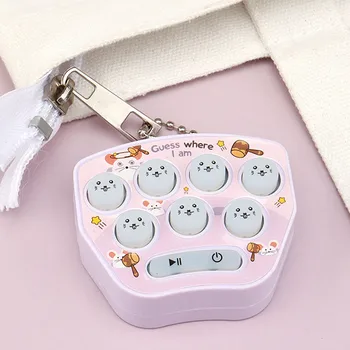 Dekompresijski Igrače Keychain Whac-A-Mol Mini Igre Fidget Žep Hit Kovanje Igra Ročni Igrače Za Otroke