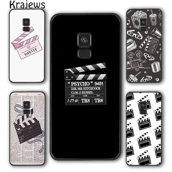 Krajews Film Film Clapperboard Klapa Odbor Telefon Primeru Pokrovček Za Samsung Galaxy S5 S6 S7 S8 S9 S10 E lite S20 plus ultra Opomba