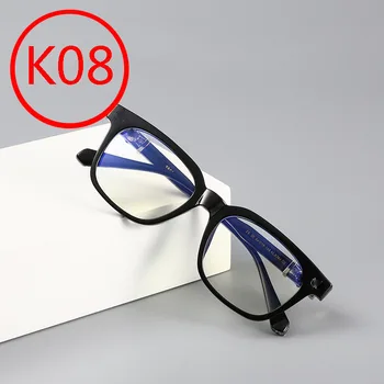 K08 Anti modra svetloba očala modni dodatki retro titanove zlitine ploščo spektakel okvir kratkovidnost spektakel okvir