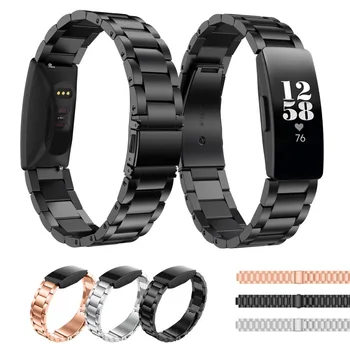 Iz nerjavečega Jekla, Trak Za Fitbit Navdih HR & Navdih Smart Watchbands Watch Trak Zamenjava Zamenjava Manžeta
