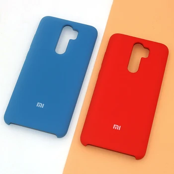 Original Xiaomi MI Redmi Opomba 8 Pro 8Pro 8T Primeru Soft-Touch Tekoče Silikona Primeru Nazaj Zaščitni Pokrov Mobilnega Telefona Lupini Vrečke