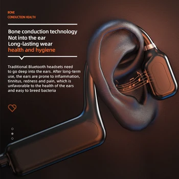 2021 Nove Slušalke Konceptualni Kostne Prevodnosti Slušalke Bluetooth Brezžične Slušalke Slušalke TWS Šport Nepremočljiva Čepkov