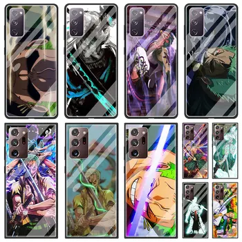 Luksuzni Stekla Primeru Telefon Za Samsung Galaxy S20 FE S10 Plus S21 S8 S9 Pokrov Opomba 10 Lite 20 Ultra 9 Funda Enem Kosu Sauron Anime