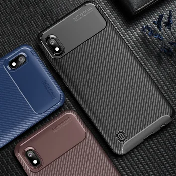 A10 Mehko Shockproof Ogljikovih Ohišje za Samsung Galaxy A10 Primeru Silikon TPU pokrovček za Galaxy A10 telefon Primeru Mehko Zadnji Pokrovček