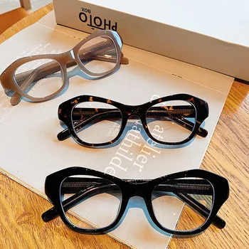 Moda Cat eye Glasses Okvir Ženske Modra Svetloba Blokiranje Očala Žensk je Pregledna, Jasno Očala Dame Razred Očala