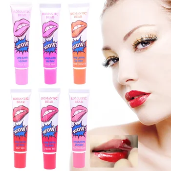 1Pc Trganje-off Lip Gloss Natural Dolgotrajno Vlažilna Vlažilne, Da Ustnice Gladke Debelušen Seksi 6 Barve Šminke Kozmetika TSLM1